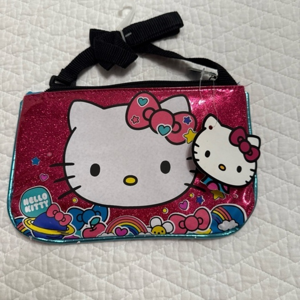Hello Kitty Pink and Black Sparkle Bag